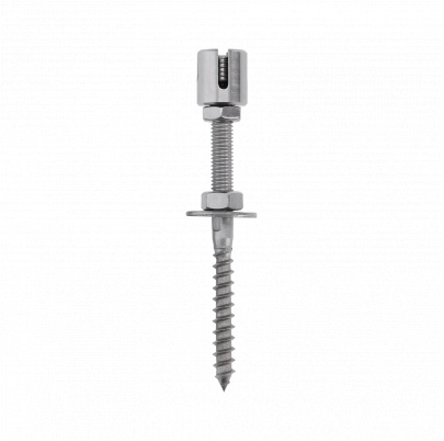 Príruba na zelenú stenu, pre dve lanká ø3.0mm, AISI304