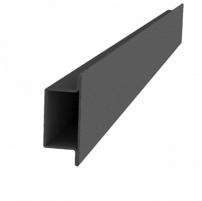 Uzavretý profil T 55x34x25x2mm, čierny S235, hladký L=3000mm, cena za 1ks(3m), čierny bez povrchovej úpravy, predaj len v 3 a 6m dĺžkach