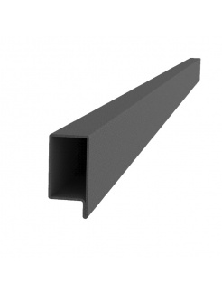 Uzavretý profil L 40x34x25x2mm, čierny S235, L=3000mm, cena za 1ks(3m), čierny bez povrchovej úpravy, predaj len v 3 a 6m dĺžkach