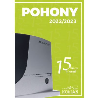 Tlačený katalóg POHONY SK/CZ 2022-2023