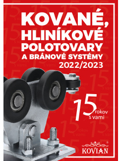 Tlačený katalóg KOVANÝCH POLOTOVAROV 2022-2023