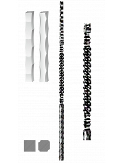 DOPREDAJ: stĺp 25x25, 1300 mm