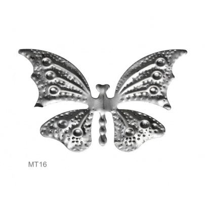 Motýľ, dekoračný element 60x110x0,6mm, plechový