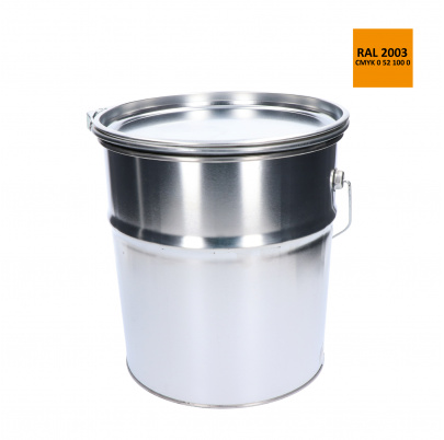 Farba antikorózna polomatná na zinok 10kg pastelovo-oranžová