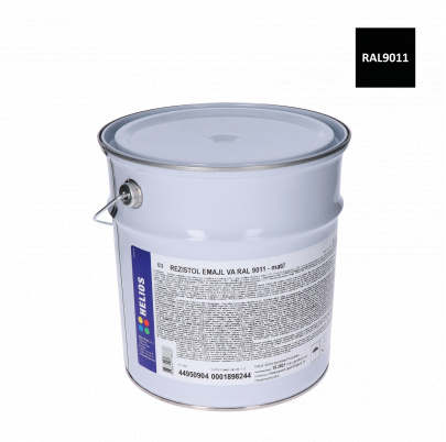 REZISTOL EMAIL VA farba na zinok čierna RAL9011-matná, 5kg