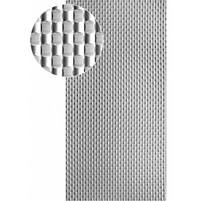 DOPREDAJ Plech bez povrch. úpravy, 2000x1000x1,1mm pletenina, 3D vzor