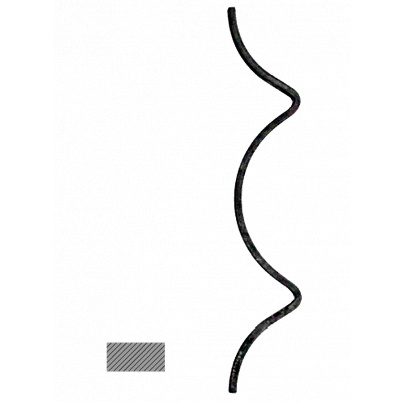 Prvok (312x52mm), 12x6mm