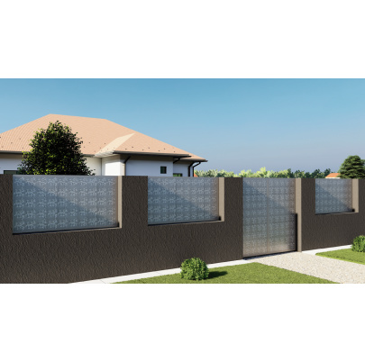 DOPREDAJ Plech  pozinkovaný, 2000x1000x1,2mm - KVET 1, 3D vzor