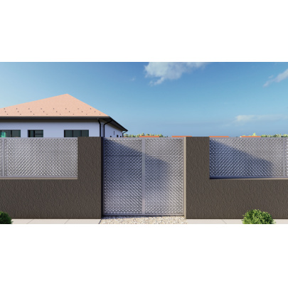 Plech bez povrch. úpravy, 2000x1000x1,1mm pletenina, 3D vzor