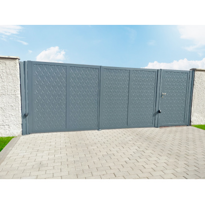 Plech  pozinkovaný, 2000x1000x1,2mm - LIST, 3D vzor