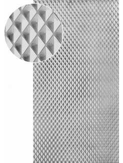 DOPREDAJ Plech bez povrch. úpravy, 2000x1000x1,1mm ihlan, 3D vzor