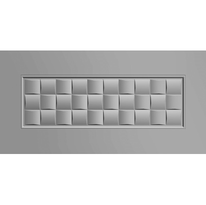 DOPREDAJ Plech pozinkovaný, 2000x1000x1mm, 3D vzor