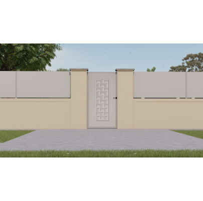 DOPREDAJ Plech pozinkovaný, 2000x1000x1mm, 3D vzor