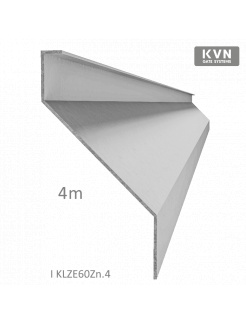 Poškodený Z-profil-lamela L-4000mm, 23x75x30x1,5mm s vystuženou hranou 10mm, zinkovaný plech, cena za kus