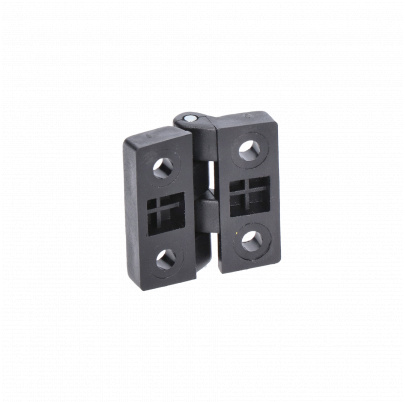 Záves plastový 30x30mm, otvor fi. 4.5mm