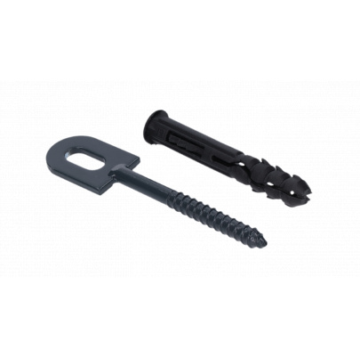Kotvenie plotu 38X25mm s hmoždinkou, antracit