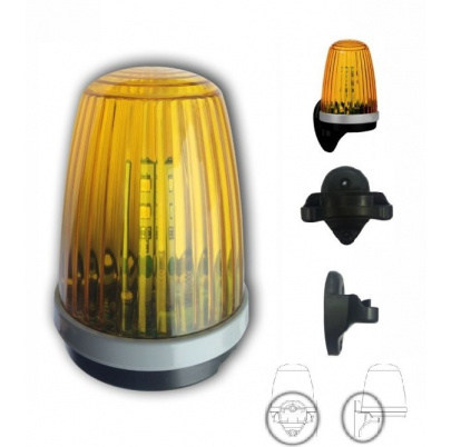 LED lampa F5000, 12/24/230V, zabudovaná anténa