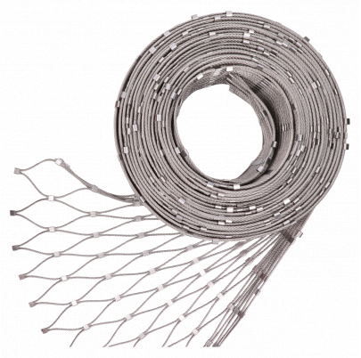 Lanková sieť, 0.8mx10m, oko 60x104mm, t-3mm, nerez AISI316