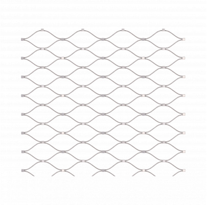 Lanková sieť, 0.8mx10m, oko 60x104mm, t-3mm, nerez AISI316