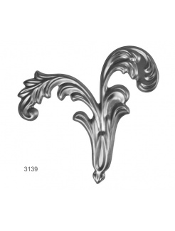 DOPREDAJ Ornament plechový 270x310 mm,1mm, pravý