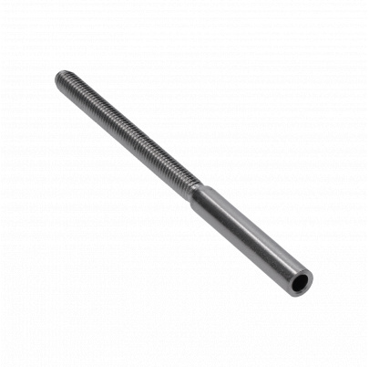 Úchyt (lepiaci) pre nerezové lanko ø4mm, brúsená AISI304