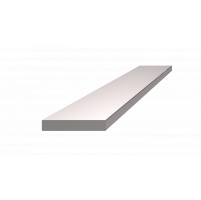 Nerezová tyč plochá 30x5mm, cena za 1ks(5m) brúsená nerez K320 /AISI304