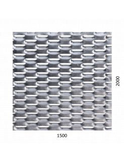 Ťahokov Zn, oko: 47x18mm, mostík: 8mm (1500x2000x1,5mm), orientácia oka: rozmer oka 47mm je rovnobežná s rozmerom tabule 1500mm