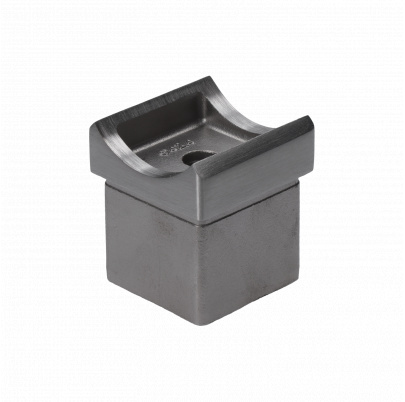 Držiak madla, jokel 40x40x2.0mm, na madlo trubku ø 42.4mm, brúsená nerez K320/AISI304