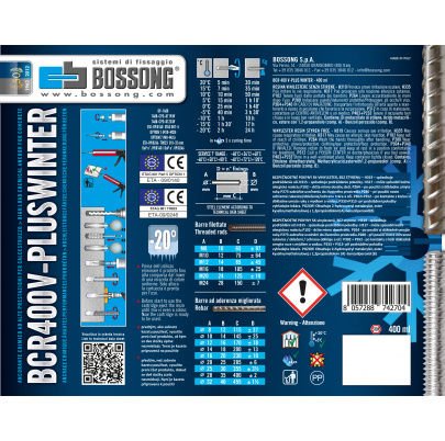 Vysokorýchlostné chemické kotvenie 400ml vinylesterové bez styrénu so zmiešavacím hrotom, do -20°C