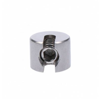 Úchyt pre lanko ø3-4mm, brúsená nerez AISI304
