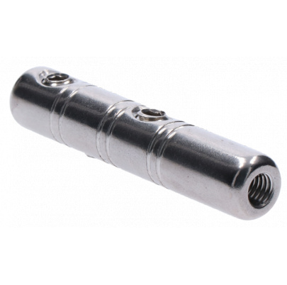 Úchyt so závitom M6 pre nerezové lanko ø4mm, brúsená nerez K320/AISI304