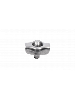 Lanková svorka - simplex pre nerezové lanko 3mm, brúsená nerez K320/ AISI304