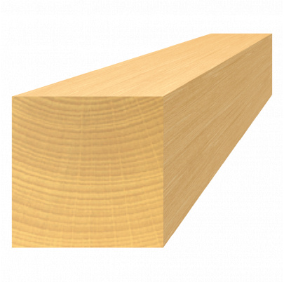 Drevený profil štvorcový (40x40mm /L:2000mm) materiál: buk, brúsený povrch, bez náteru, balenie: PVC fólia