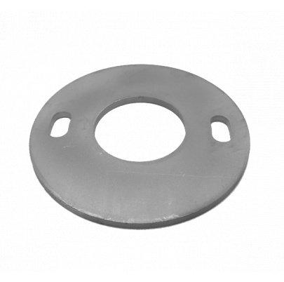 Kotviaca platňa (ø100x4mm) na trubku ø 42.4mm (otvor ø42.5mm), bez povrchovej úpravy /AISI304