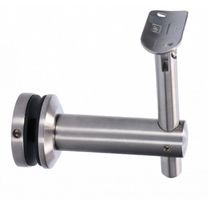 Držiak madla s kĺbom na trubku ø42.4mm, brúsená AISI304