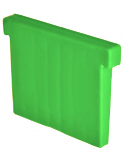 Klin plastový - zelený (sklo 16.76mm) ku AL. kotviacemu profilu