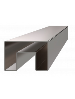 Madlo 60x40x1.5mm, 6m, sklo 8-17.5mm, brúsená AISI304