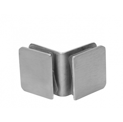 Svorka skla medzi sklo a sklo 90°, sklo 8-10mm, AISI304