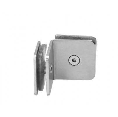 Svorka skla medzi sklo a sklo 90°, sklo 8-10mm, AISI304