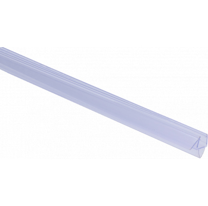 Plastové tesnenie na sklo 6mm, L-2200mm