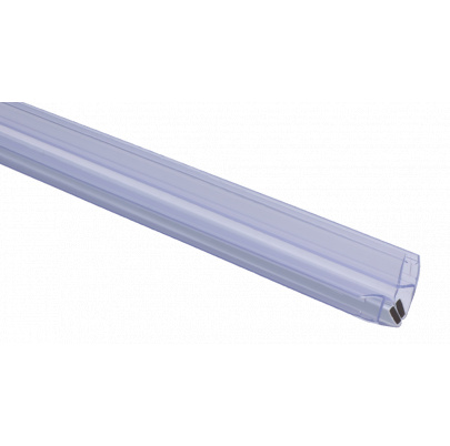 Plastové tesnenia magnetické, sklo 8mm, 90°, L-2200mm