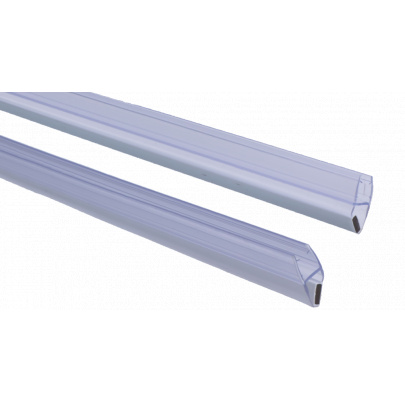 Plastové tesnenia magnetické, sklo 8mm, 90°, L-2200mm