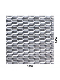 Ťahokov Fe, oko: 47x18mm, mostík: 8mm (1000x2000x1,5mm), orientácia oka: rozmer oka 47mm je rovnobežná s rozmerom tabule 1000mm