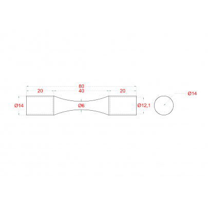 Spoj na ohnutie, na trubku ø12 mm (L: 80 mm), brúsená nerez K320 /AISI304
