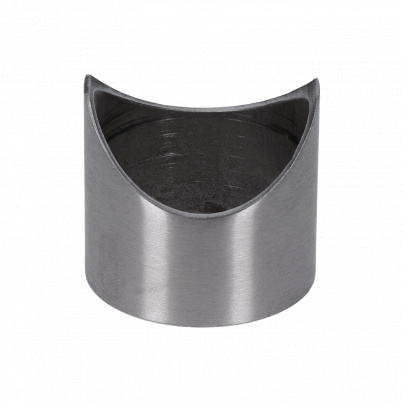 Spojka - trubka ø 42.4mm na trubku ø 42,4mm, brúsená nerez K320 /AISI304