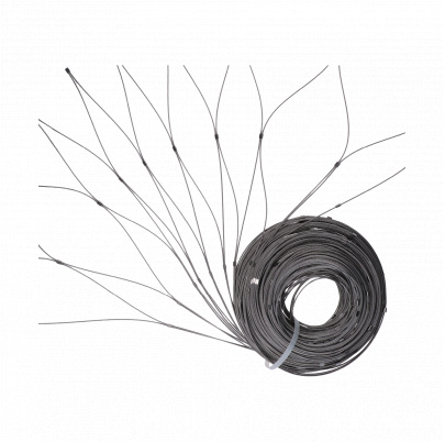 Nerezová lanková sieť, 3.0m x 25m (šxd), oko 200x200 mm, hrúbka lanka 2mm, AISI316