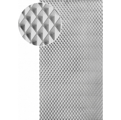Plech  pozinkovaný, 2000x1000x1,2mm - IHLAN, 3D vzor