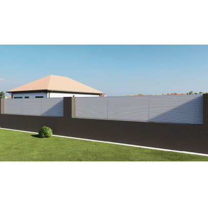 Plech  pozinkovaný, 2000x1000x1,2mm - IHLAN, 3D vzor