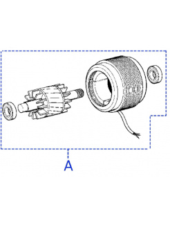 PRPL02 Stator a rotor pre Pluto 4005