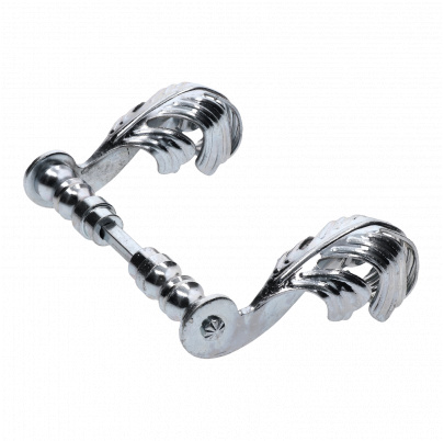 Kľučka 130x70mm, priemer osadenia 19mm, zinok, pár